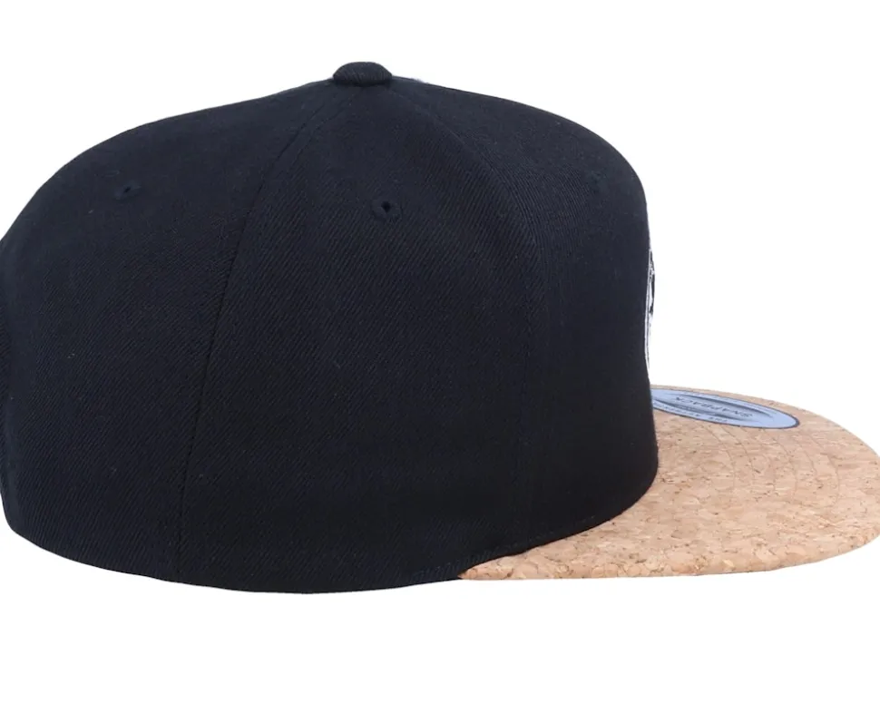 Around The World Cork Black Snapback - Bacpakr