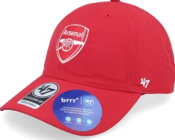 Arsenal Brrr 47 Clean Up Cap Red Dad Cap - 47 Brand