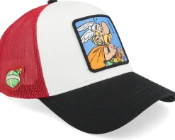 Asterix Red/White/Black A-Frame trucker - Capslab