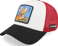Asterix Red/White/Black A-Frame trucker - Capslab