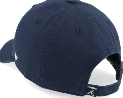 Atlanta Braves Clean Up Navy Dad Cap - 47 Brand