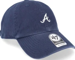 Atlanta Braves MLB Base Runner Clean Up Navy Dad Cap - 47 Brand