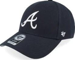 Atlanta Braves Mvp Navy/White Adjustable - 47 Brand