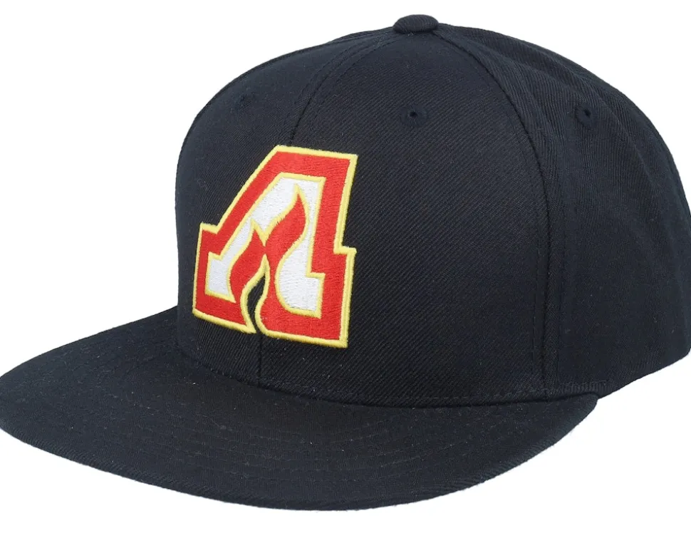 Atlanta Flames NHL Archive 400 Black Snapback - American Needle