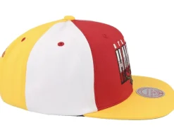 Atlanta Hawks Billboard 2 Hwc Red/Yellow Snapback - Mitchell & Ness