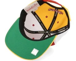 Atlanta Hawks Billboard 2 Hwc Red/Yellow Snapback - Mitchell & Ness