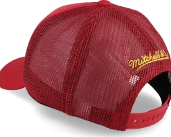 Atlanta Hawks Billboard Hwc Red Trucker - Mitchell & Ness