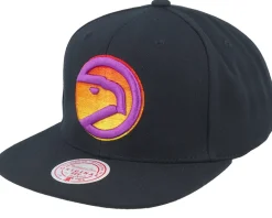Atlanta Hawks High Grade Hwc Black Snapback - Mitchell & Ness