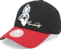 Atlanta Hawks Highlight Real Wilkins Black/Red Adjustable - Mitchell & Ness