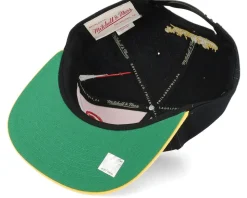 Atlanta Hawks Multiply Red Snapback - Mitchell & Ness