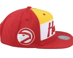 Atlanta Hawks Retro Sport Hwc Red Snapback - Mitchell & Ness