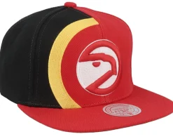 Atlanta Hawks Retroline Red/Black Snapback - Mitchell & Ness