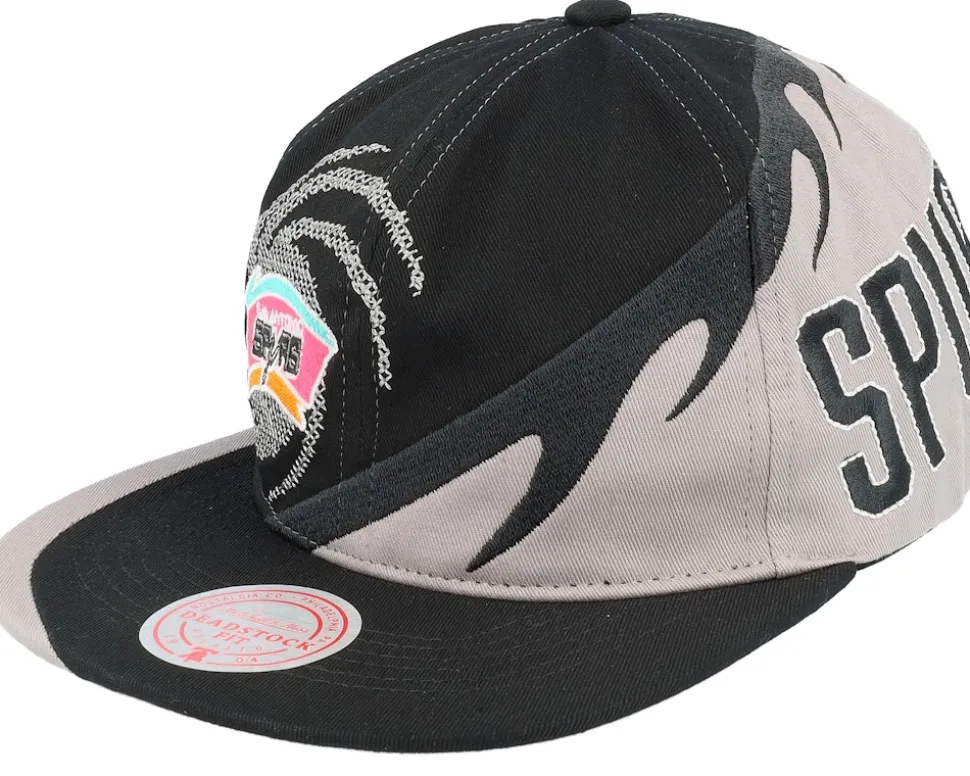 Atlanta Hawks Spiral Deadstock Yellow Snapback - Mitchell & Ness