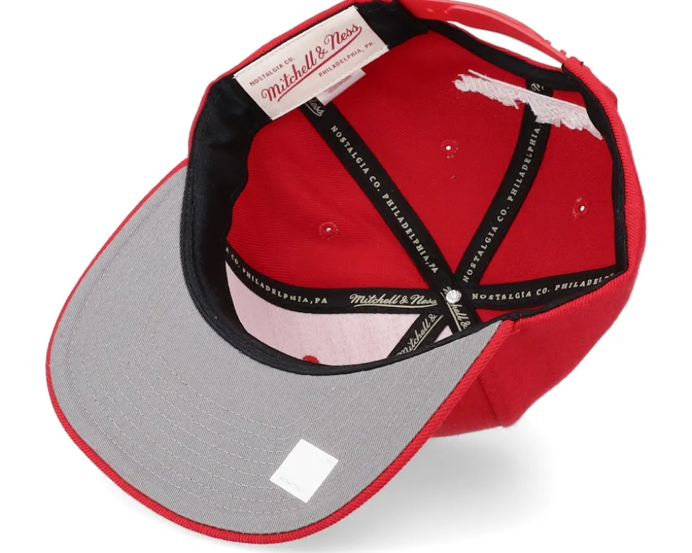 Atlanta Hawks Team Ground 2.0 Red Snapback - Mitchell & Ness