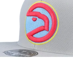 Atlanta Hawks Til Dawn Grey Fitted - Mitchell & Ness