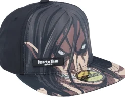 Attack On Titan Eren Jaeger Titan Black Snapback - Difuzed