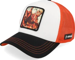 Attack On Titan Red/White/Black A-Frame Trucker - Capslab