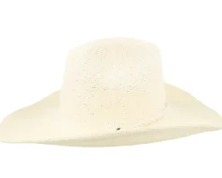 Austin Cowboy Hat Bone Straw Hat - Brixton