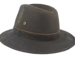 Ava Waxed Cotton Brown Trilby - Stetson