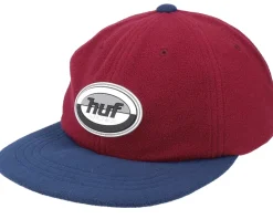 Avalanche Polar Fleece Hat Merlot Strapback - HUF