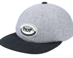 Avalanche Polar Fleece Hat Grey Strapback - HUF