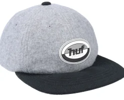 Avalanche Polar Fleece Hat Grey Strapback - HUF
