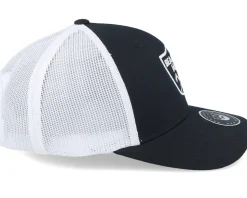 Axe Crest Black/White Trucker - Bearded Man