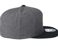 Axe Man Charcoal/Black Snapback - Bearded Man