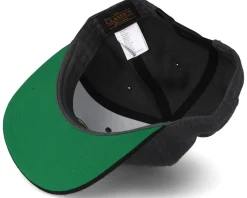 Axe Man Charcoal/Black Snapback - Bearded Man