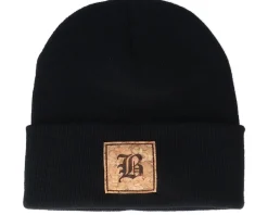 B Letter Patch Black Cuff - Iconic