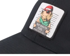 Bad Santa Dog Black Trucker - Iconic