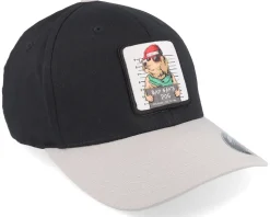 Bad Santa Dog Black/Silver Wooly Combed Flexfit - Iconic