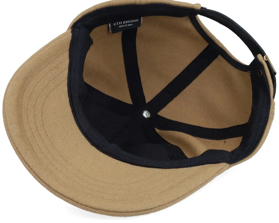 Ballcap Cashmere & Wool Camel Dad Cap - CTH Ericson