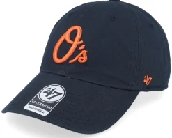 Baltimore Orioles Clean Up Black Adjustable - 47 Brand