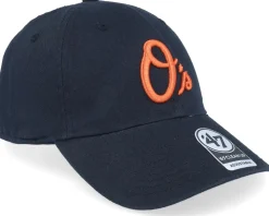 Baltimore Orioles Clean Up Black Adjustable - 47 Brand
