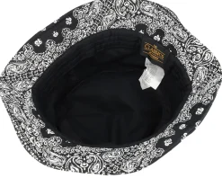 Bandana Black Print Bucket - Yupoong