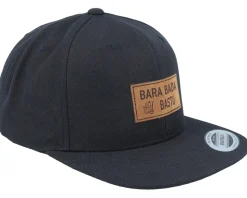 Bara Bada Bastu Engraved Patch Black Snapback - Scenes