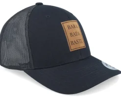 Bara Bada Bastu Engraved Patch Black Trucker - Scenes