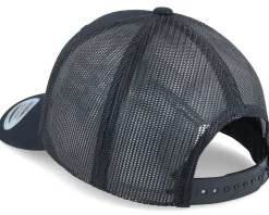 Bara Bada Bastu Engraved Patch Black Trucker - Scenes