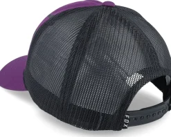 Barb Wire Hat Ultra Violet/Black Trucker - Fox
