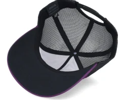 Barb Wire Hat Ultra Violet/Black Trucker - Fox