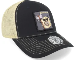 Barbarian Class 112 Black/Vegas Gold Trucker - Critiql Hit