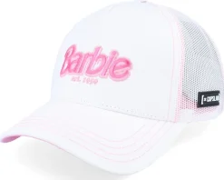 Barbie Logo Pink/White Trucker - Capslab
