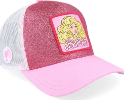 Barbie White/Pink A-Frame Trucker - Capslab