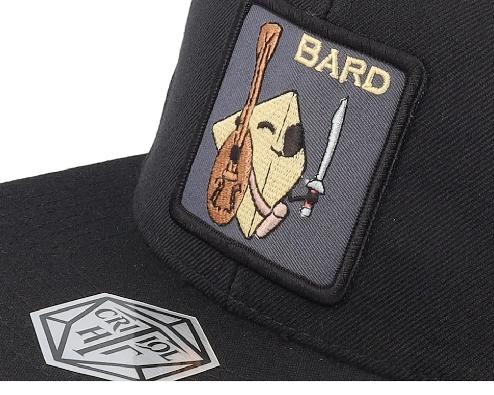 Bard Class Black Snapback - Critiql Hit