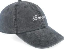 Barolo Script Vintage Washed Black Dad Cap - Iconic