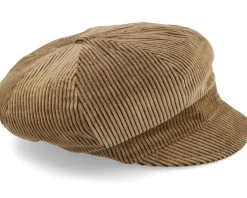 Barones W 32 Cotton Velvet Beige Vega Cap - MJM Hats