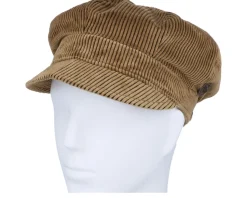 Barones W 32 Cotton Velvet Beige Vega Cap - MJM Hats