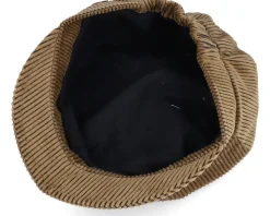 Barones W 32 Cotton Velvet Beige Vega Cap - MJM Hats