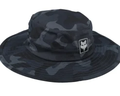 Base Over Sun Hat Black Camo Bucket - Fox